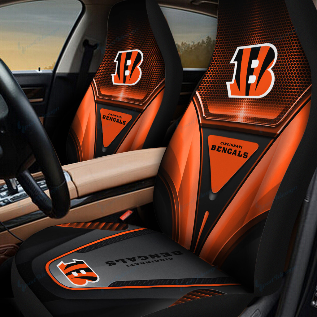 Cincinnati Bengals Car Seat Covers BG333 - Famjoys Cincinnati Bengals Car Seat Covers BG333 - Famjoys