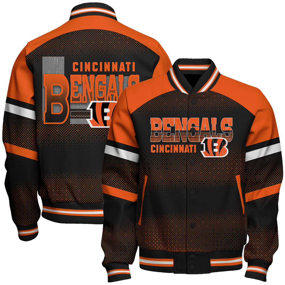 Cincinnati Bengals - Fearless Warrior Unisex Varsity Jacket