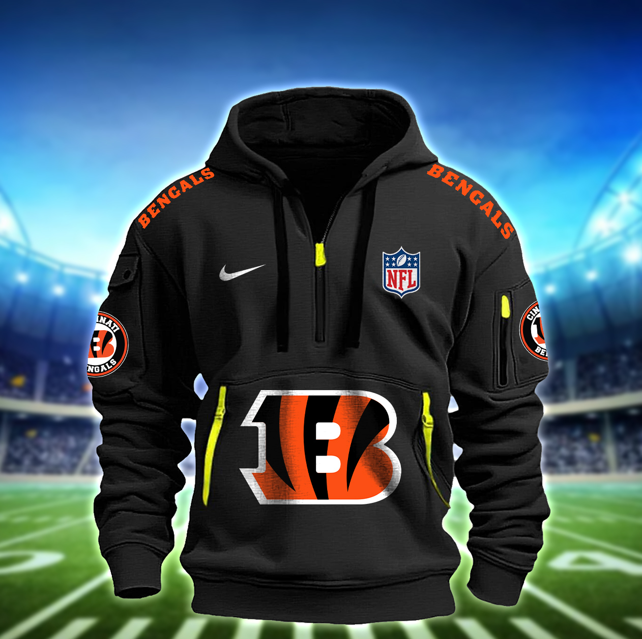 Cincinnati Bengals Hoodie - Famjoys Cincinnati Bengals Hoodie - Famjoys