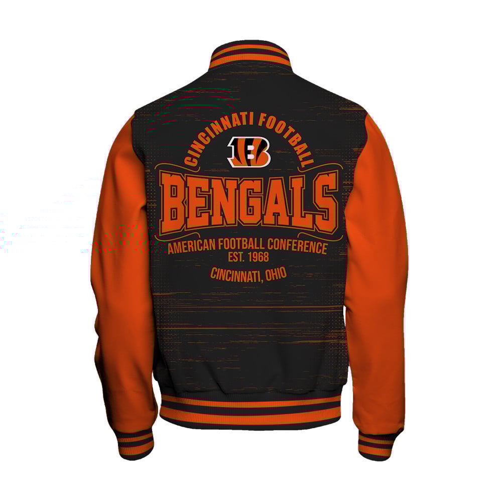 Cincinnati Bengals - Proud Of The Shirt Unisex Varsity Jacket - Famjoys Cincinnati Bengals - Proud Of The Shirt Unisex Varsity Jacket - Famjoys