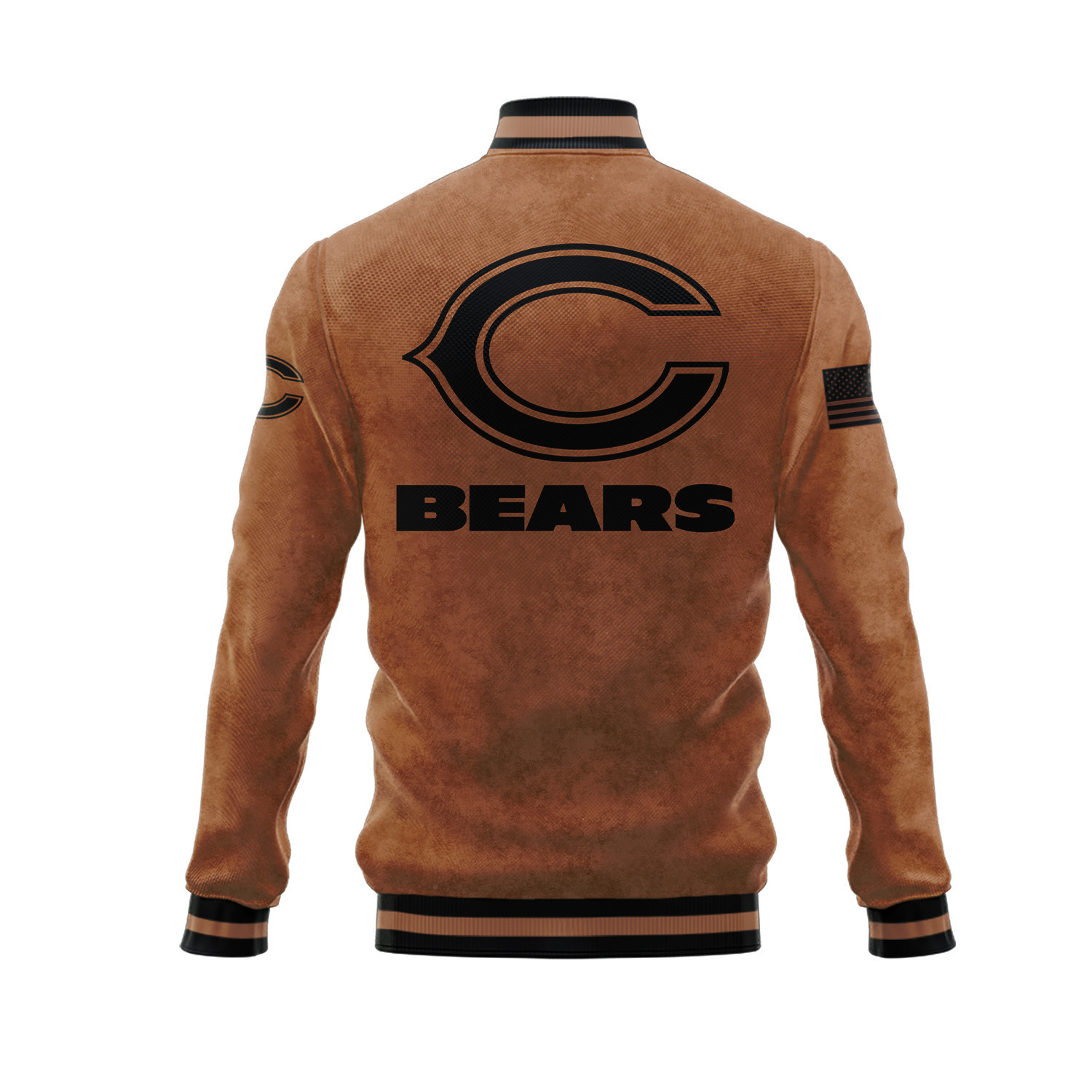 Cincinnati Bengals Salute To Service Club Baseball Jacket Varsity Jacket - Brown - Famjoys Cincinnati Bengals Salute To Service Club Baseball Jacket Varsity Jacket - Brown - Famjoys