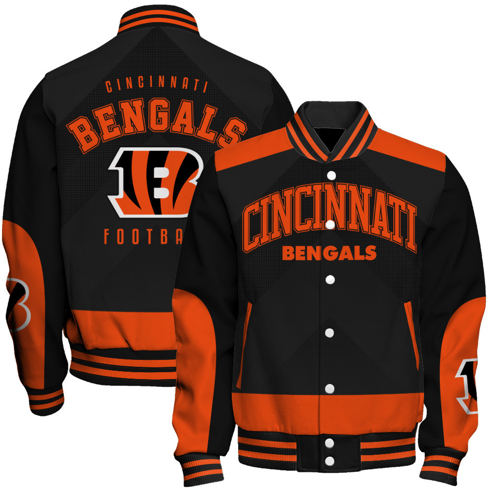 Cincinnati Bengals - Stay Ahead Of The Trend Unisex Varsity Jacket