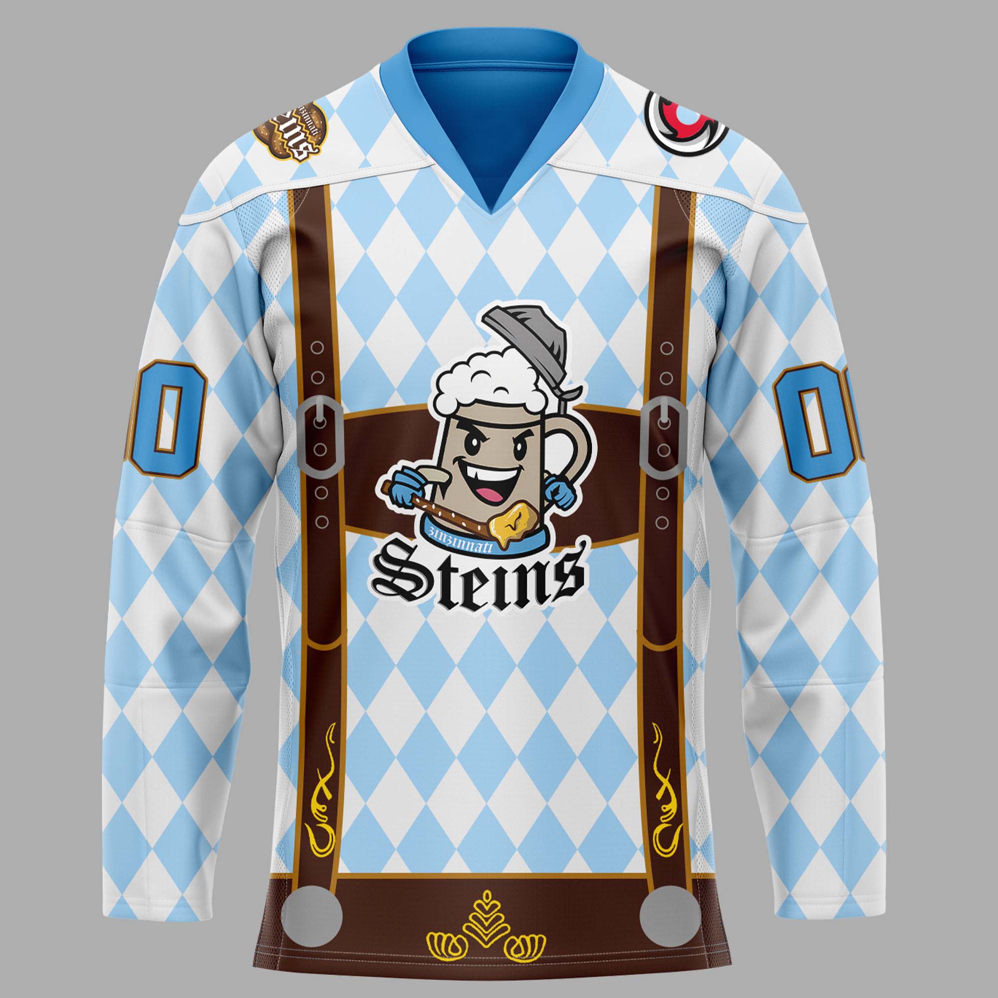 Cincinnati Cyclones x Zinzinnati Steins Jersey - Famjoys Cincinnati Cyclones x Zinzinnati Steins Jersey - Famjoys