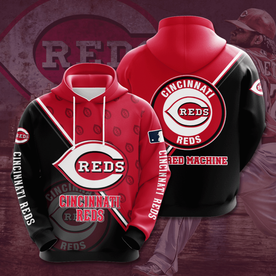 Cincinnati Reds 3D Hoodie