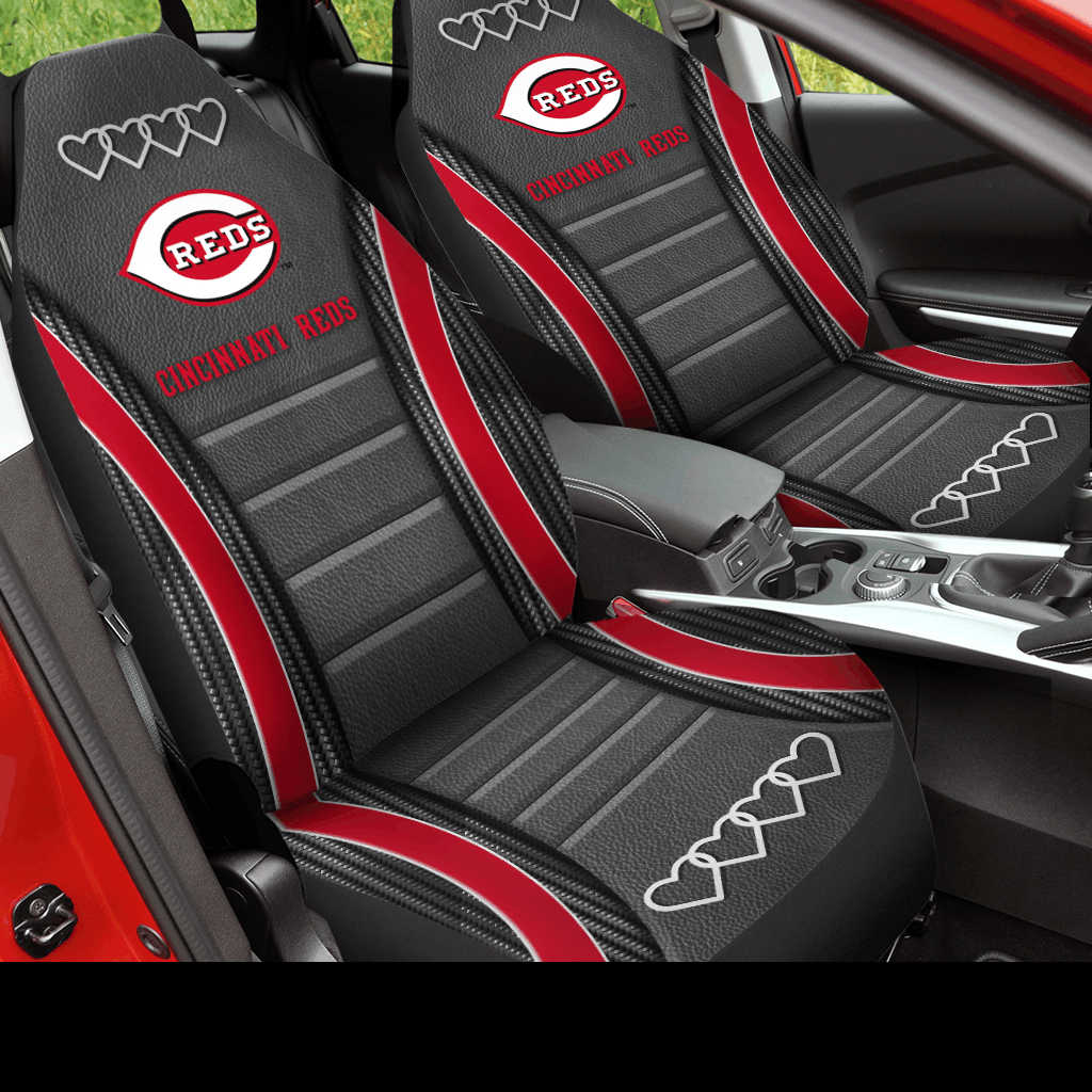 Cincinnati Reds Car Seat Covers (SET OF 2) - v2