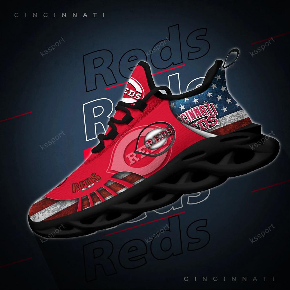 Cincinnati Reds Max Soul Clunky Shoes - Famjoys Cincinnati Reds Max Soul Clunky Shoes - Famjoys