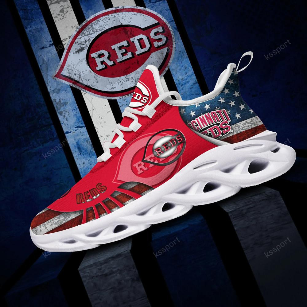 Cincinnati Reds Max Soul Clunky Shoes - Famjoys Cincinnati Reds Max Soul Clunky Shoes - Famjoys