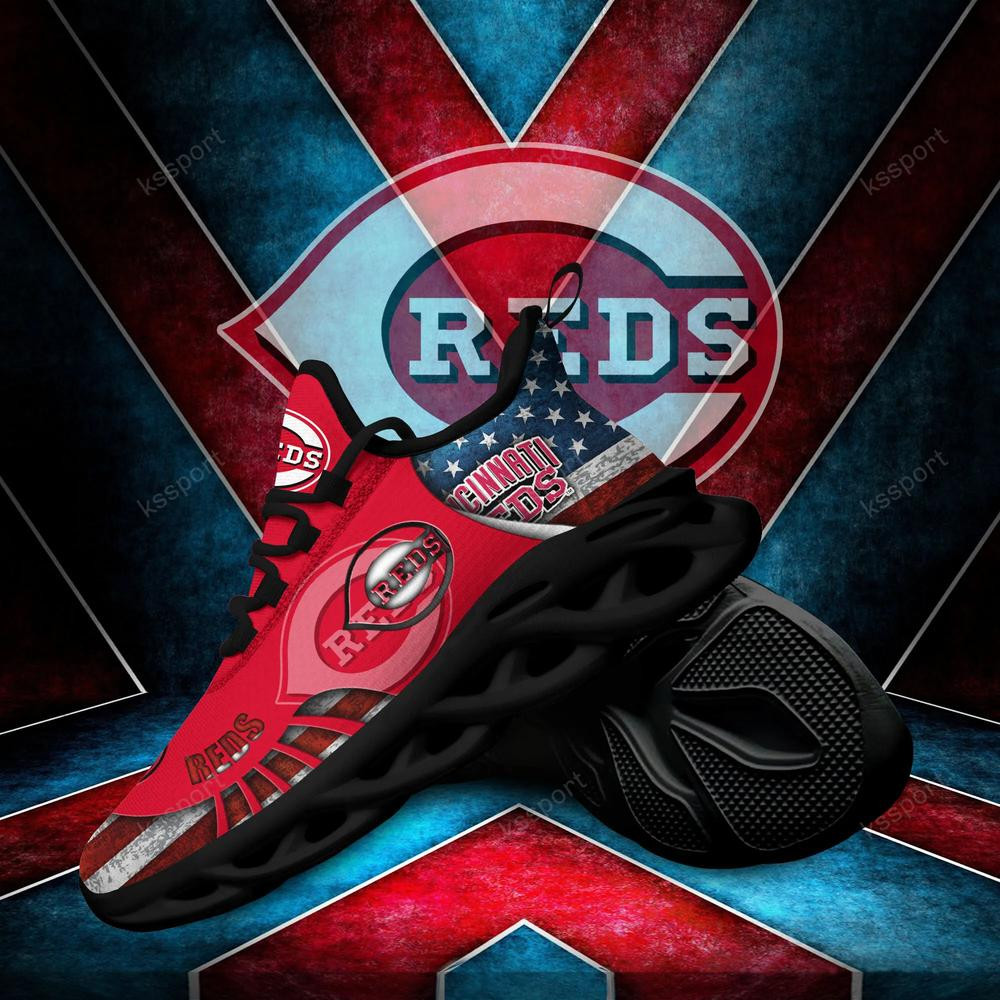 Cincinnati Reds Max Soul Clunky Shoes - Famjoys Cincinnati Reds Max Soul Clunky Shoes - Famjoys