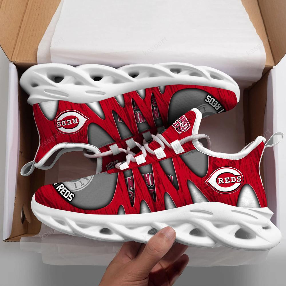 Cincinnati Reds Max Soul Shoes, Running Sneakers - Famjoys Cincinnati Reds Max Soul Shoes, Running Sneakers - Famjoys