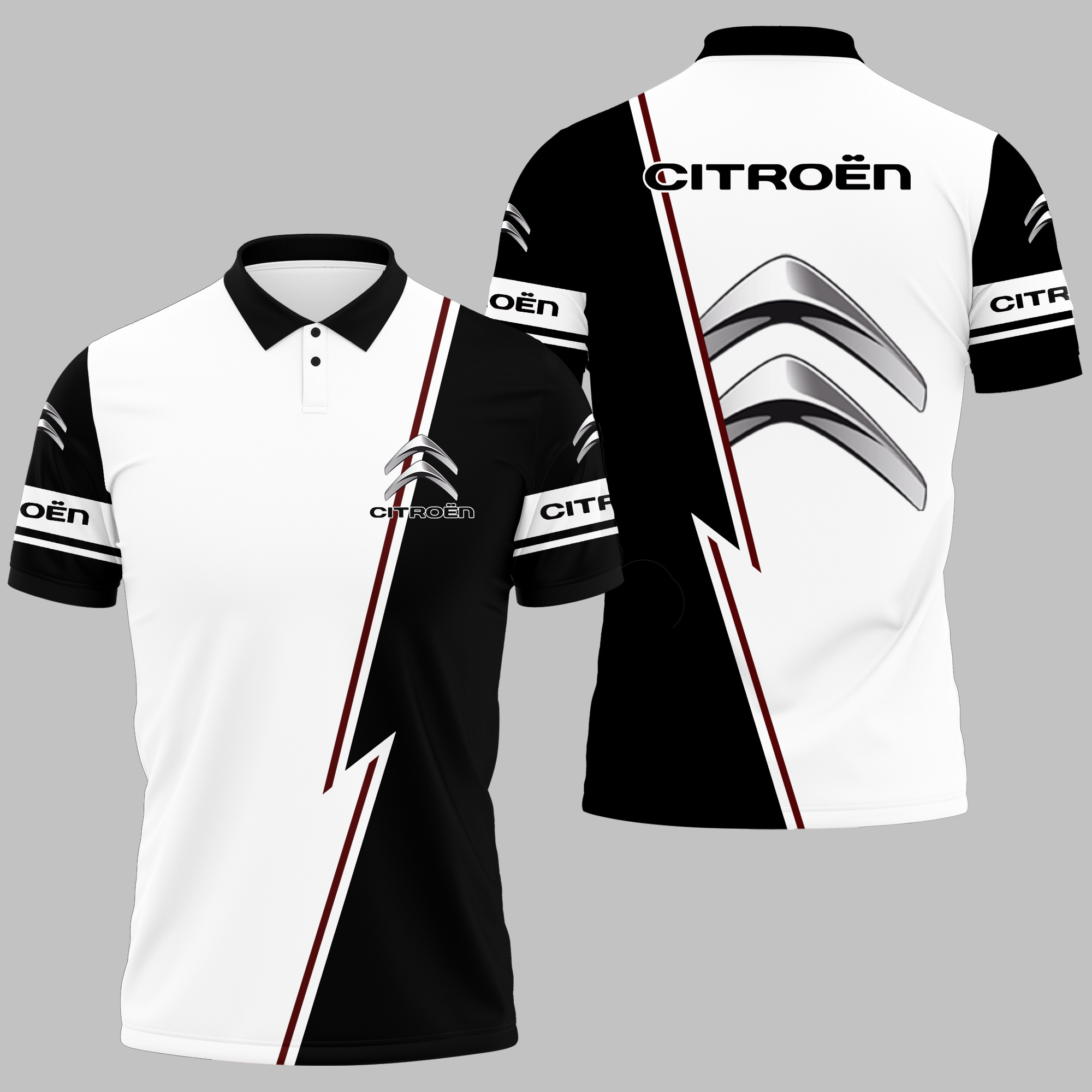 Citroen Polo Shirt 3D Printed Ver 12 - Famjoys Citroen Polo Shirt 3D Printed Ver 12 - Famjoys