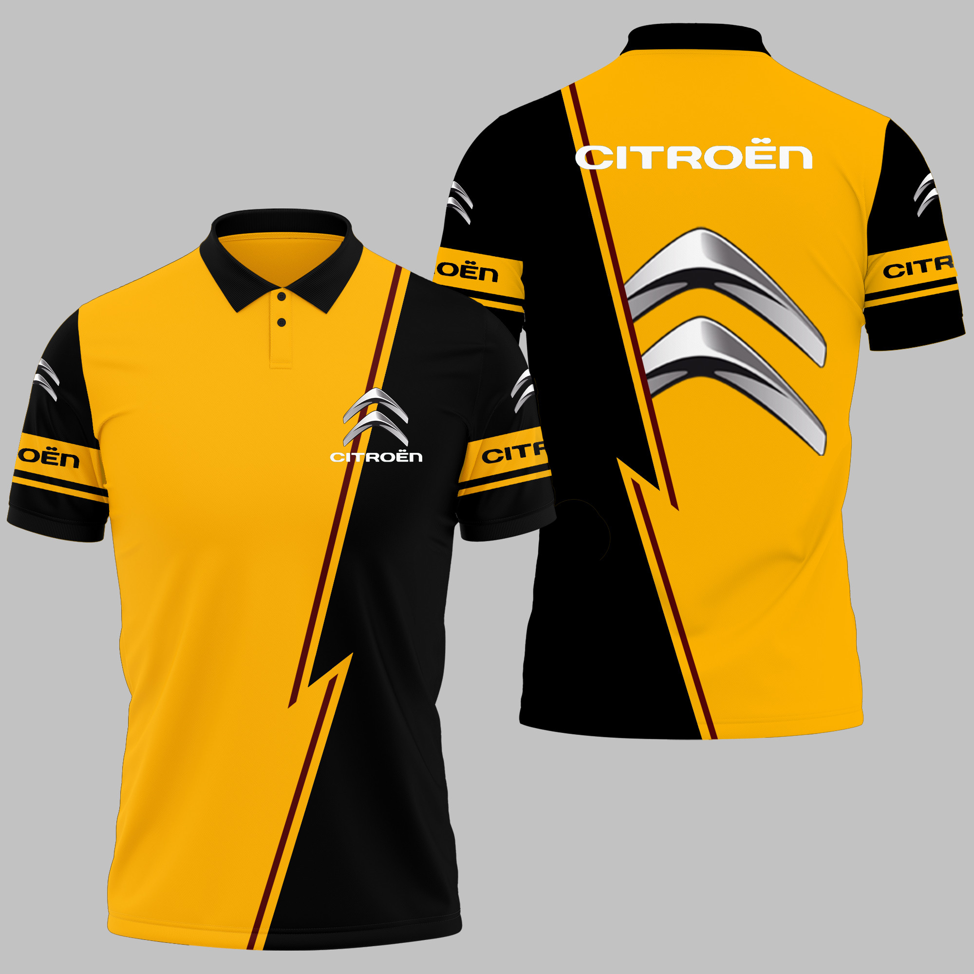 Citroen Polo Shirt 3D Printed Ver 13 - Famjoys Citroen Polo Shirt 3D Printed Ver 13 - Famjoys