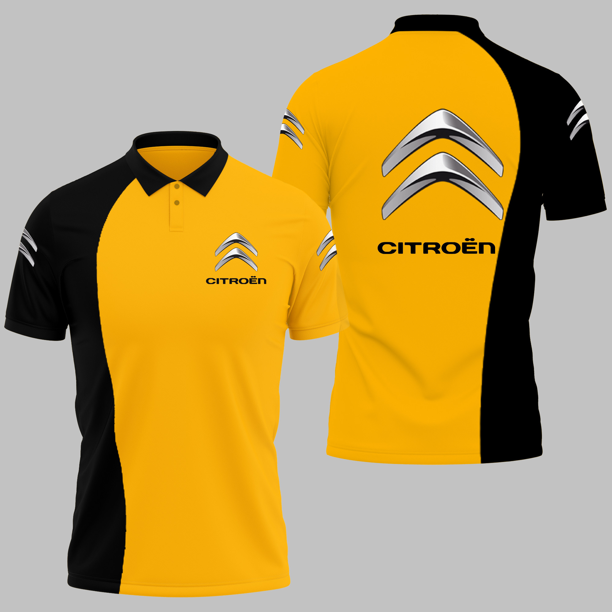Citroen Polo Shirt 3D Printed Ver 6 - Famjoys Citroen Polo Shirt 3D Printed Ver 6 - Famjoys
