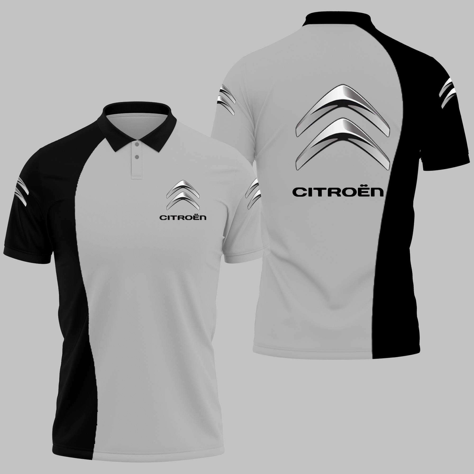 Citroen Polo Shirt 3D Printed Ver 7 - Famjoys Citroen Polo Shirt 3D Printed Ver 7 - Famjoys