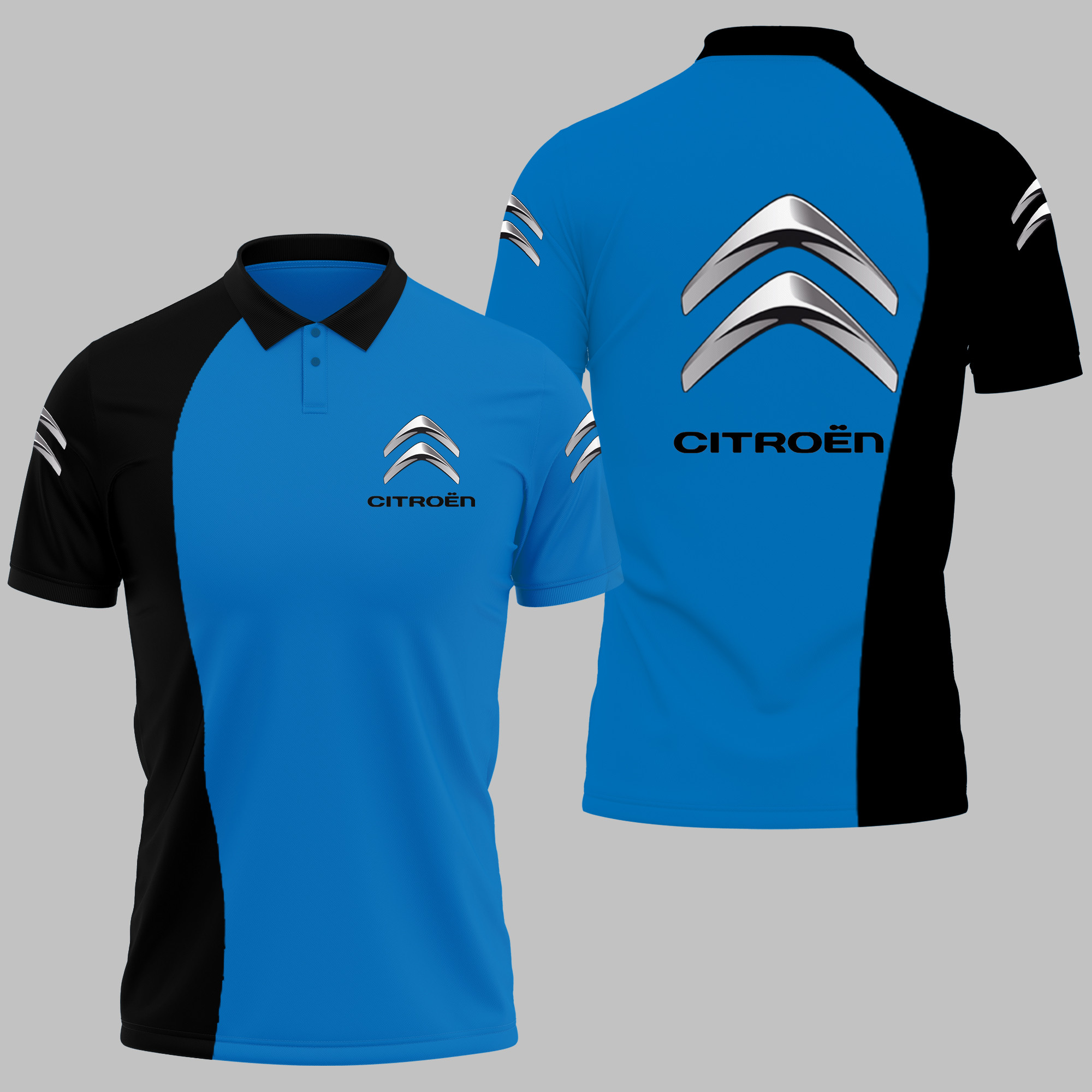 Citroen Polo Shirt 3D Printed Ver 9 - Famjoys Citroen Polo Shirt 3D Printed Ver 9 - Famjoys