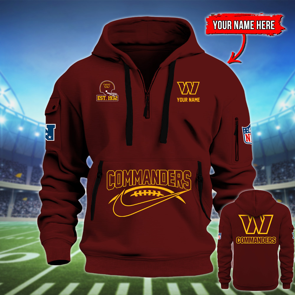 CJQNVM12319 Washington Commanders Heavy Hoodie - Famjoys CJQNVM12319 Washington Commanders Heavy Hoodie - Famjoys