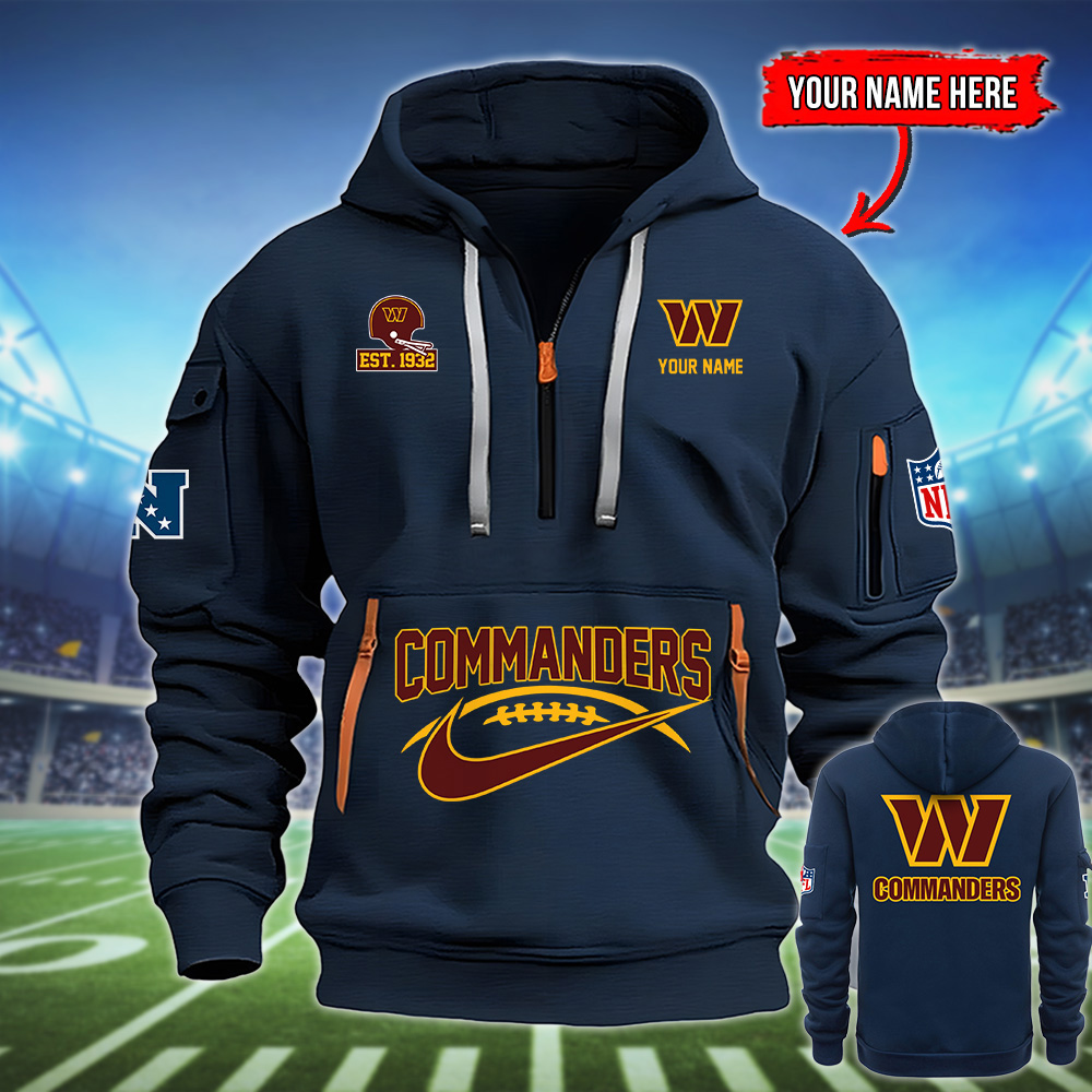 CJQNVM12319 Washington Commanders Heavy Hoodie - Famjoys CJQNVM12319 Washington Commanders Heavy Hoodie - Famjoys