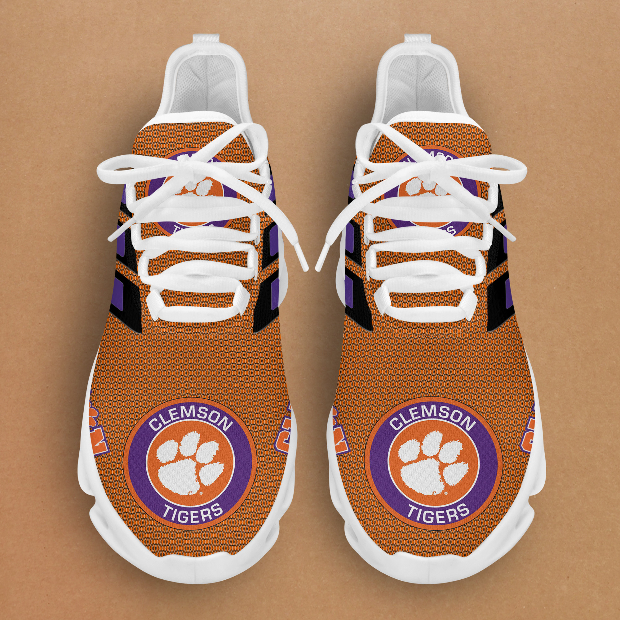 Clemson Tigers ACC Champions RN Shoes - Famjoys Clemson Tigers ACC Champions RN Shoes - Famjoys