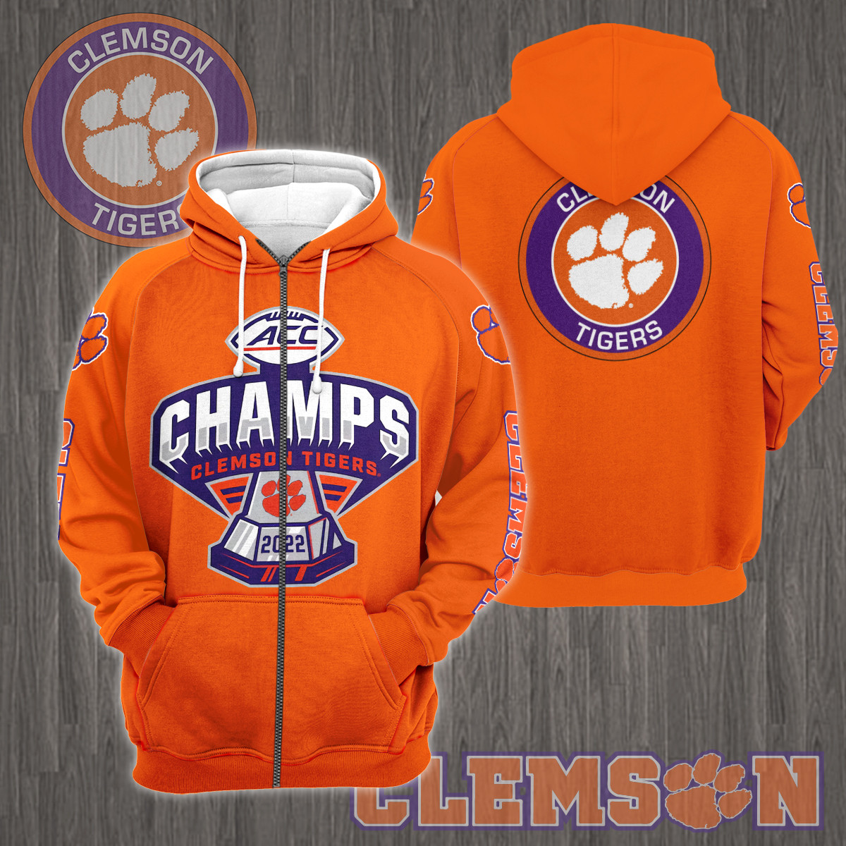 Clemson Tigers ACC Champions Shirt Ver 1 - Famjoys Clemson Tigers ACC Champions Shirt Ver 1 - Famjoys