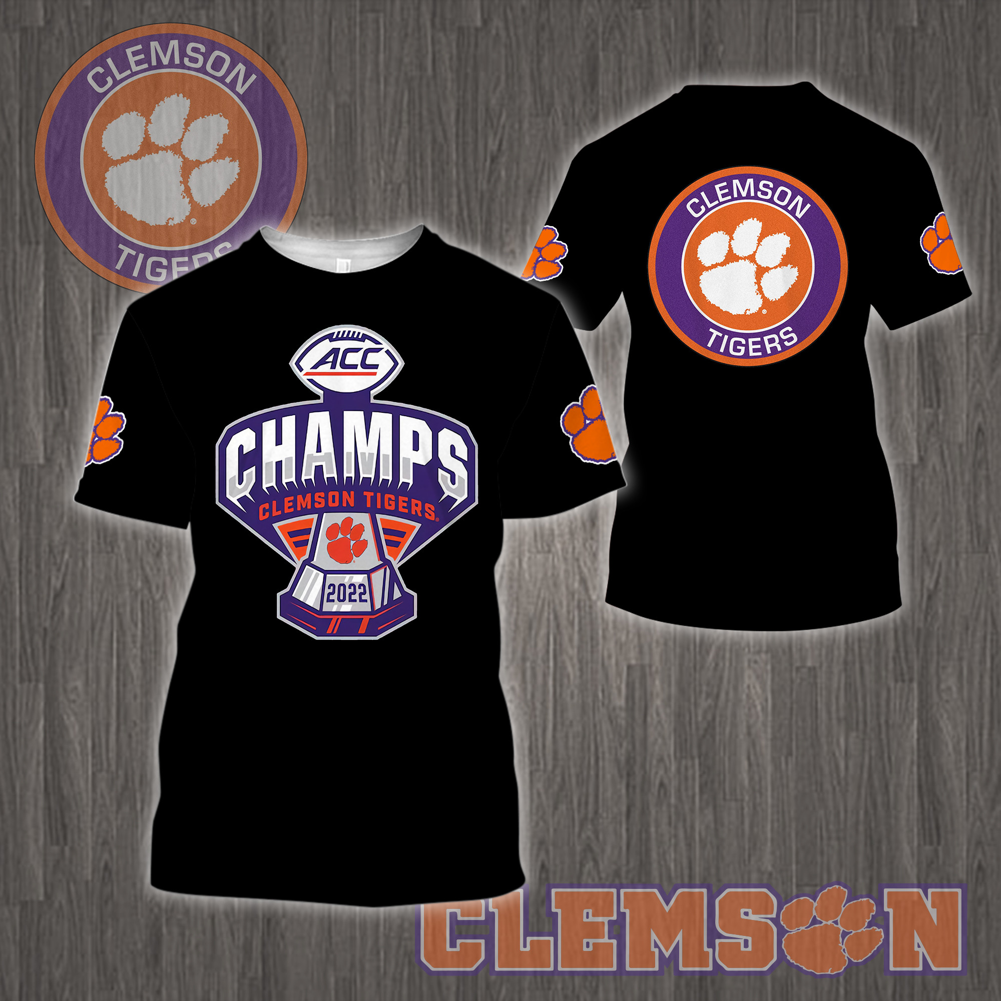 Clemson Tigers ACC Champions Shirt Ver 2 - Famjoys Clemson Tigers ACC Champions Shirt Ver 2 - Famjoys