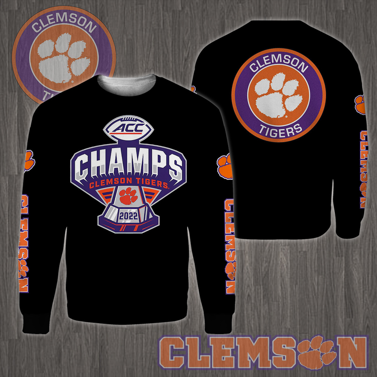 Clemson Tigers ACC Champions Shirt Ver 2 - Famjoys Clemson Tigers ACC Champions Shirt Ver 2 - Famjoys