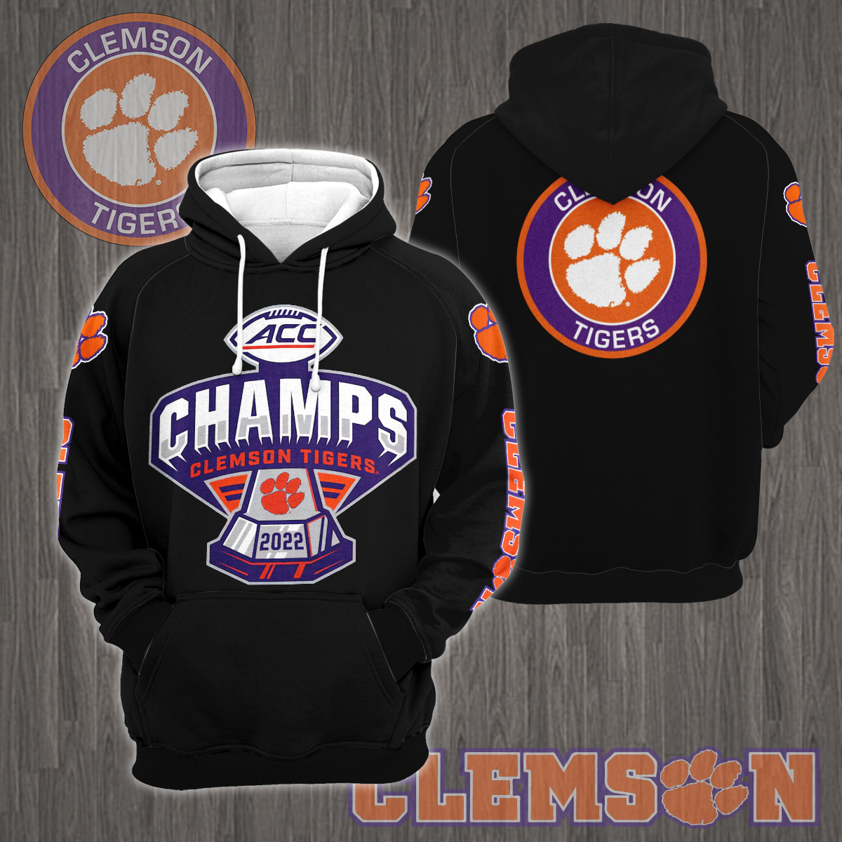 Clemson Tigers ACC Champions Shirt Ver 2 - Famjoys Clemson Tigers ACC Champions Shirt Ver 2 - Famjoys