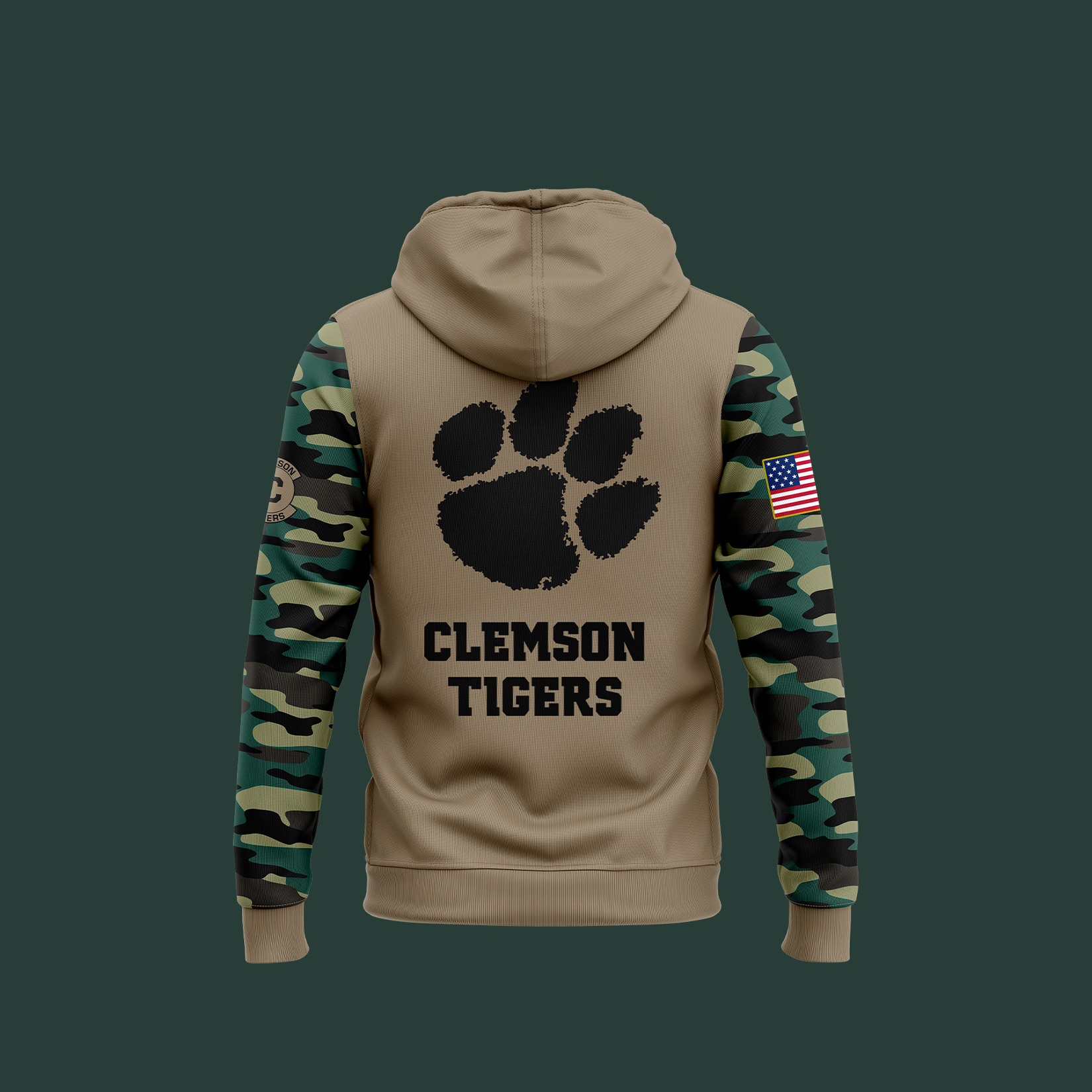 Clemson Tigers Camo Hoodie - Famjoys Clemson Tigers Camo Hoodie - Famjoys