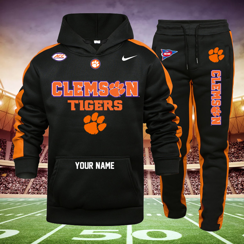 clemson tigers football Hoodie Set - Famjoys clemson tigers football Hoodie Set - Famjoys