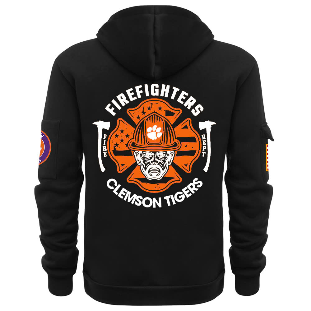 Clemson Tigers Football x Firefighter Appreciation Night Premium Hoodie - Famjoys Clemson Tigers Football x Firefighter Appreciation Night Premium Hoodie - Famjoys