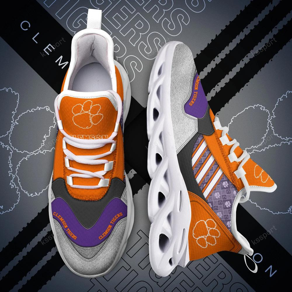 Clemson Tigers Max Soul Clunky, Running Sneakers - Famjoys Clemson Tigers Max Soul Clunky, Running Sneakers - Famjoys