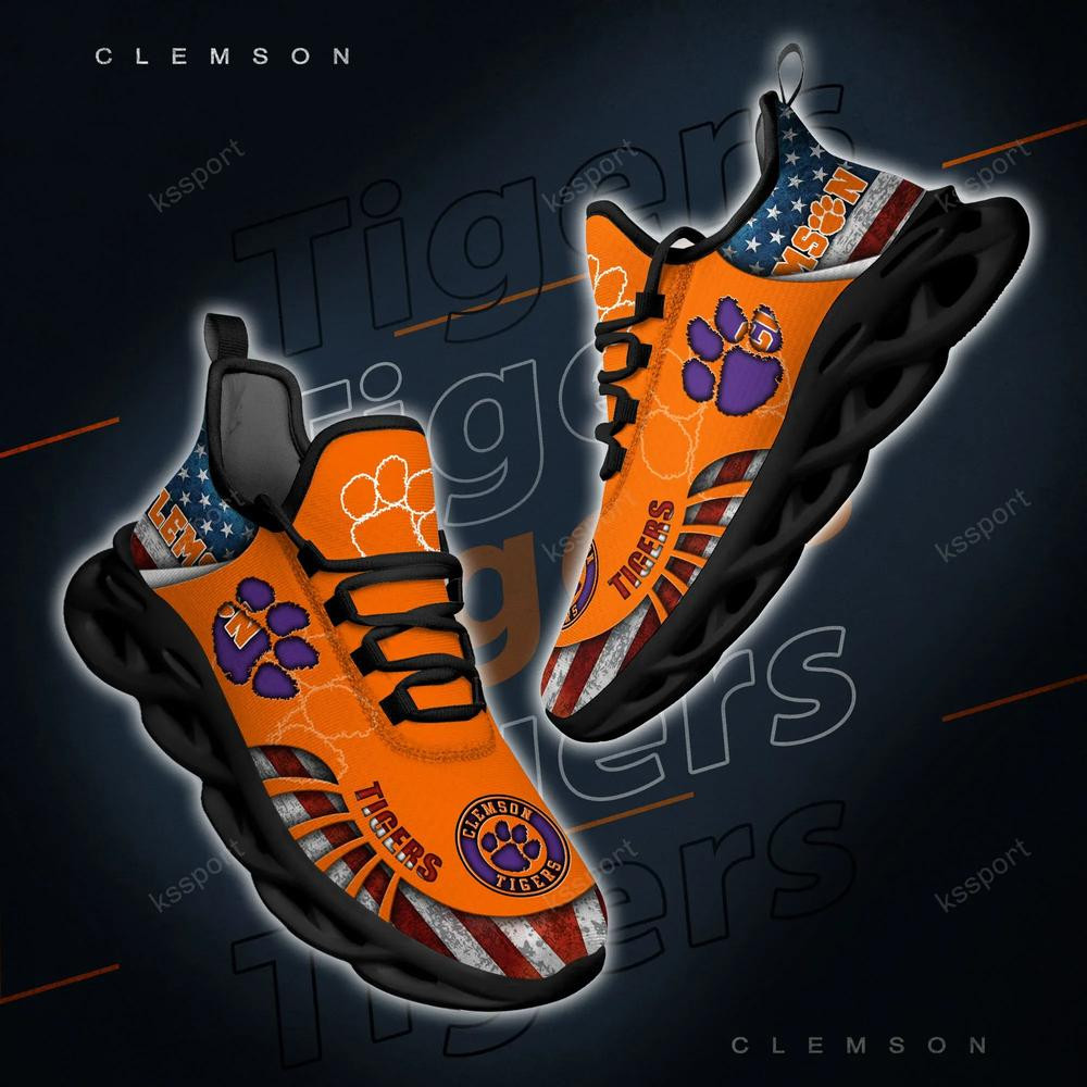 Clemson Tigers Max Soul Clunky Shoes - Famjoys Clemson Tigers Max Soul Clunky Shoes - Famjoys