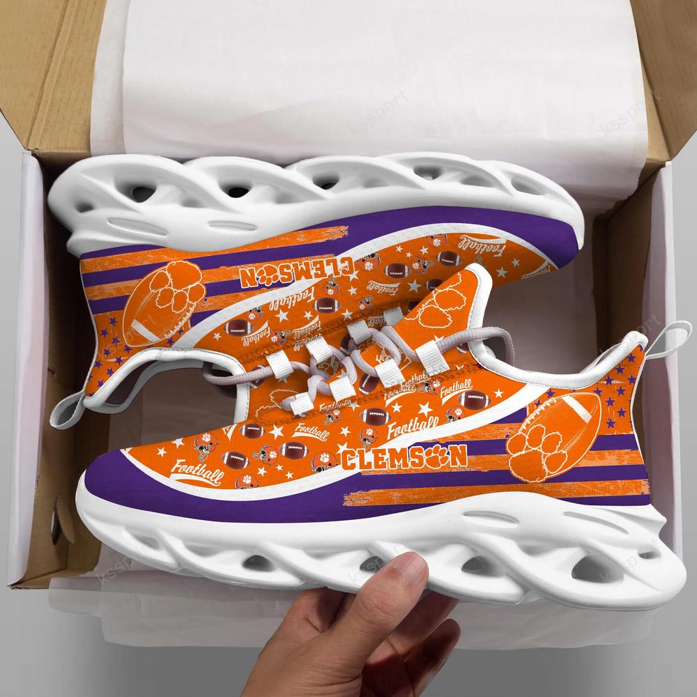 Clemson Tigers Max Soul Clunky Sneakers - Famjoys Clemson Tigers Max Soul Clunky Sneakers - Famjoys