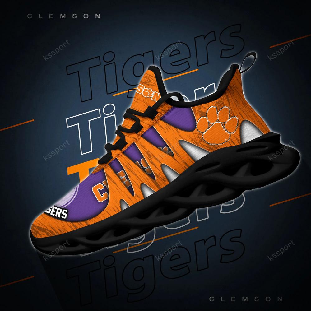 Clemson Tigers Max Soul Shoes, Running Sneakers - Famjoys Clemson Tigers Max Soul Shoes, Running Sneakers - Famjoys