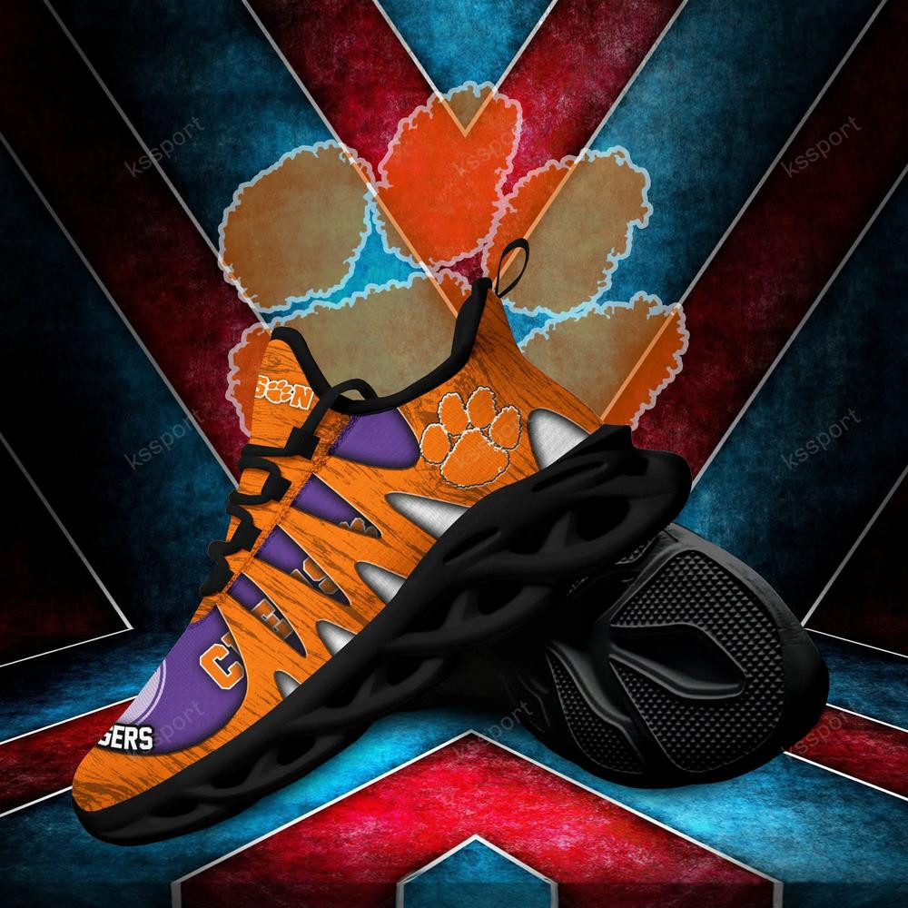Clemson Tigers Max Soul Shoes, Running Sneakers - Famjoys Clemson Tigers Max Soul Shoes, Running Sneakers - Famjoys