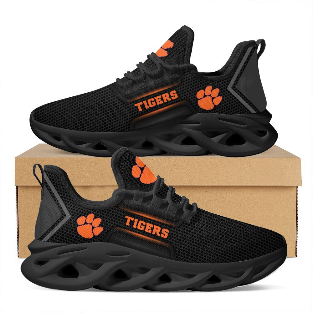 Clemson Tigers Max Soul Sneakers Shoes - Famjoys Clemson Tigers Max Soul Sneakers Shoes - Famjoys