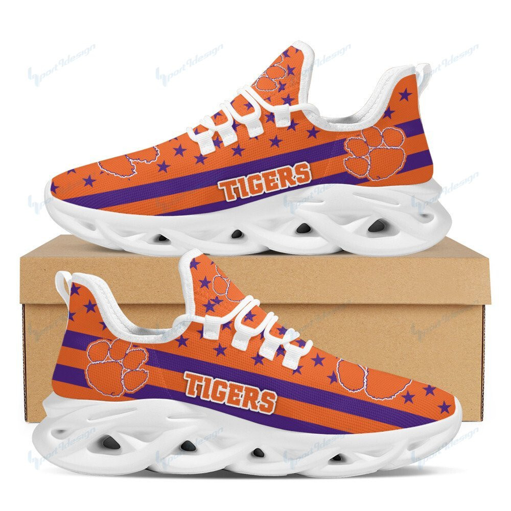 Clemson Tigers Max Soul YZ Running Sneakers 07 - Famjoys Clemson Tigers Max Soul YZ Running Sneakers 07 - Famjoys