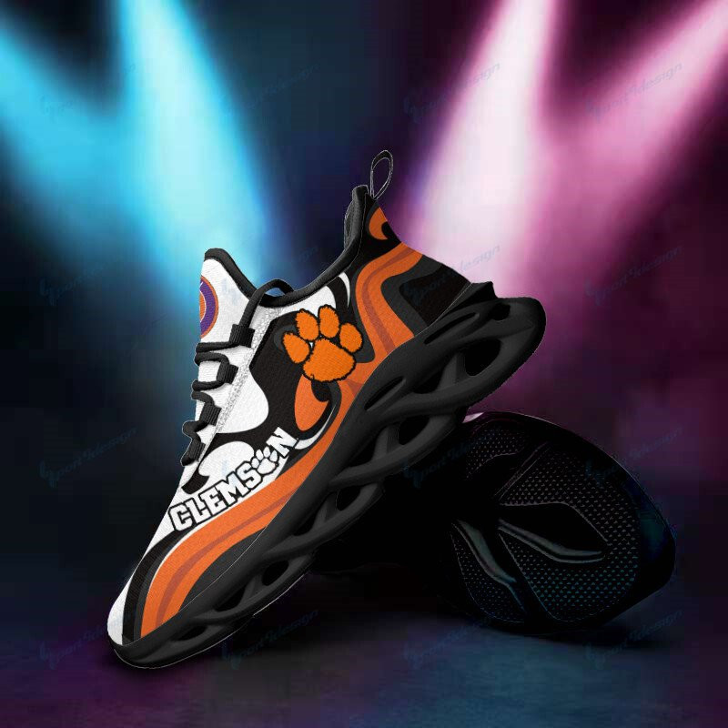 Clemson Tigers Max Soul YZ Running Sneakers 812 - Famjoys Clemson Tigers Max Soul YZ Running Sneakers 812 - Famjoys