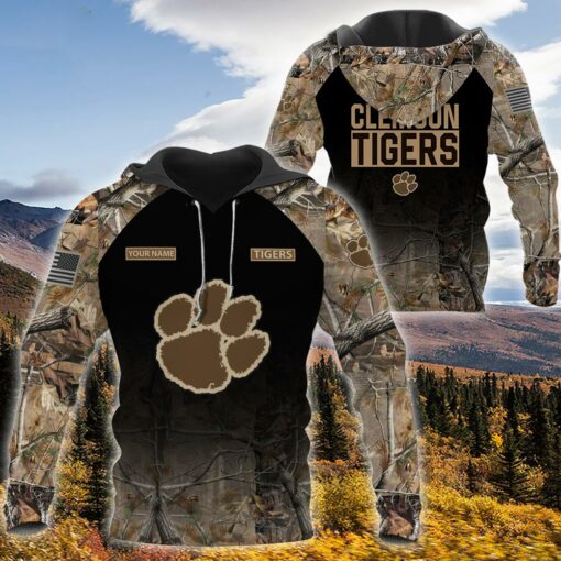 Clemson Tigers Personalized Hunting Camo Hoodie,T-Shirt, Sweatshirt, Zipper - Famjoys Clemson Tigers Personalized Hunting Camo Hoodie,T-Shirt, Sweatshirt, Zipper - Famjoys