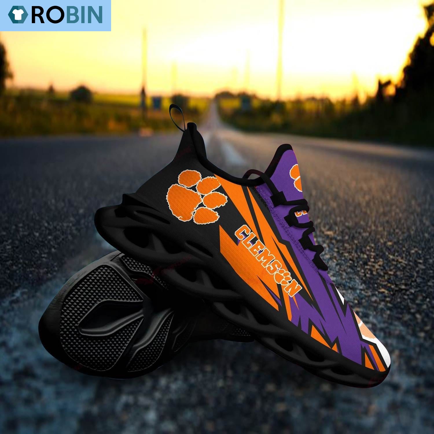 Clemson Tigers Sneakers - Famjoys Clemson Tigers Sneakers - Famjoys