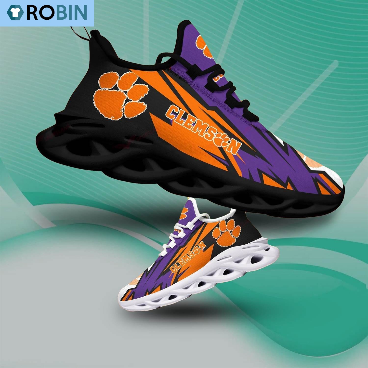 Clemson Tigers Sneakers - Famjoys Clemson Tigers Sneakers - Famjoys