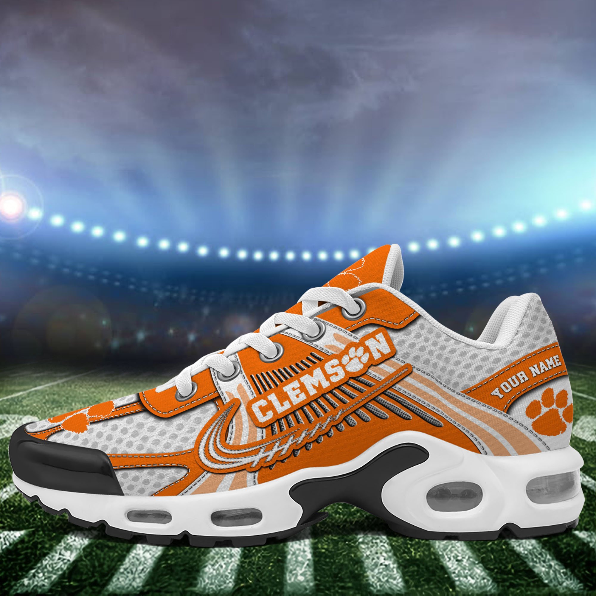 Clemson Tigers TN Shoes Custom Your Name, Sport Shoes, Gifts For Fans, Sport Gifts For Him ETRG-62360 - Famjoys Clemson Tigers TN Shoes Custom Your Name, Sport Shoes, Gifts For Fans, Sport Gifts For Him ETRG-62360 - Famjoys