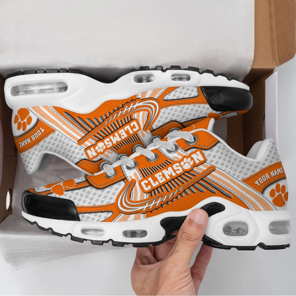Clemson Tigers TN Shoes Custom Your Name, Sport Shoes, Gifts For Fans, Sport Gifts For Him ETRG-62360 - Famjoys Clemson Tigers TN Shoes Custom Your Name, Sport Shoes, Gifts For Fans, Sport Gifts For Him ETRG-62360 - Famjoys