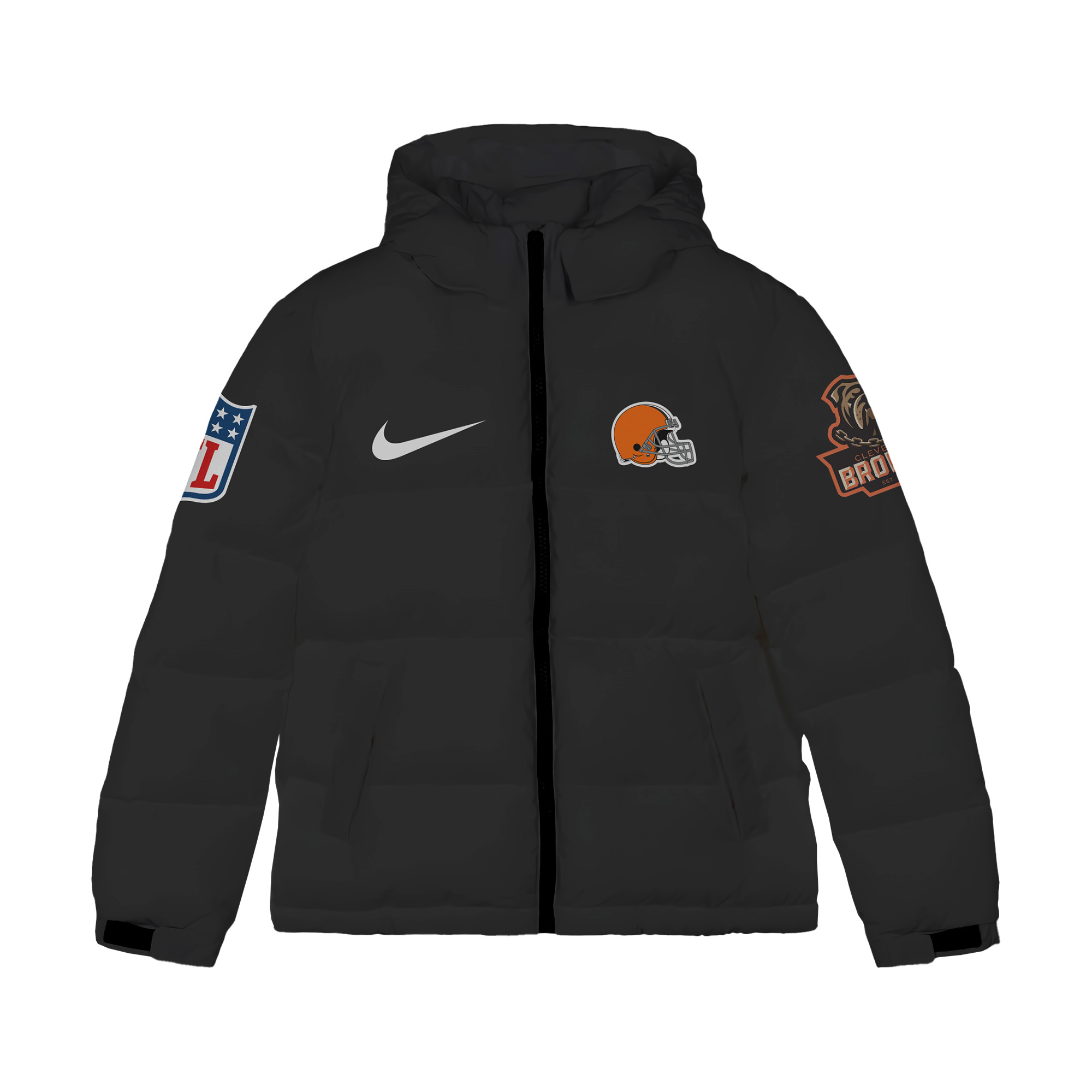 Cleveland Brown 3D DOWN JACKET - Famjoys Cleveland Brown 3D DOWN JACKET - Famjoys