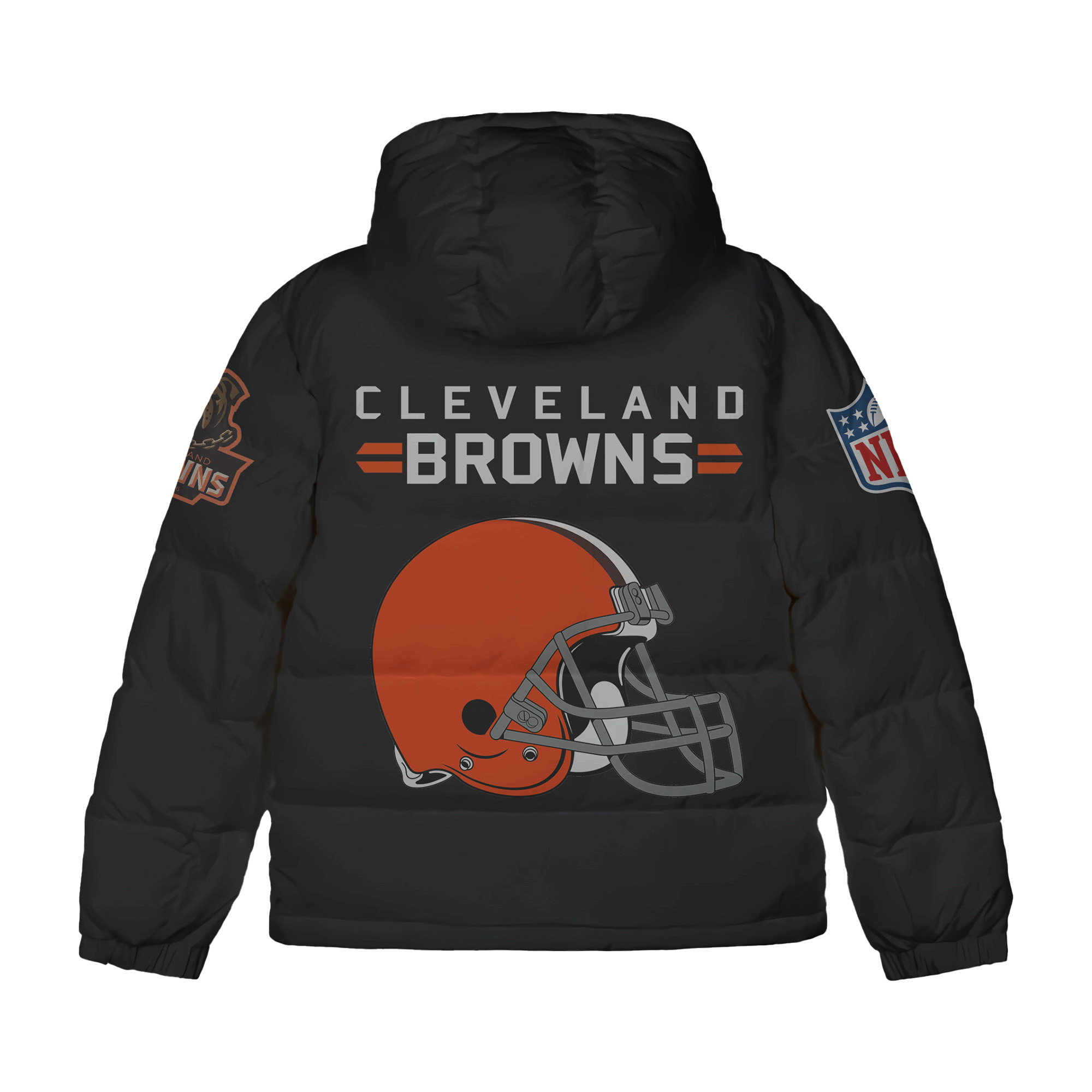 Cleveland Brown 3D DOWN JACKET - Famjoys Cleveland Brown 3D DOWN JACKET - Famjoys