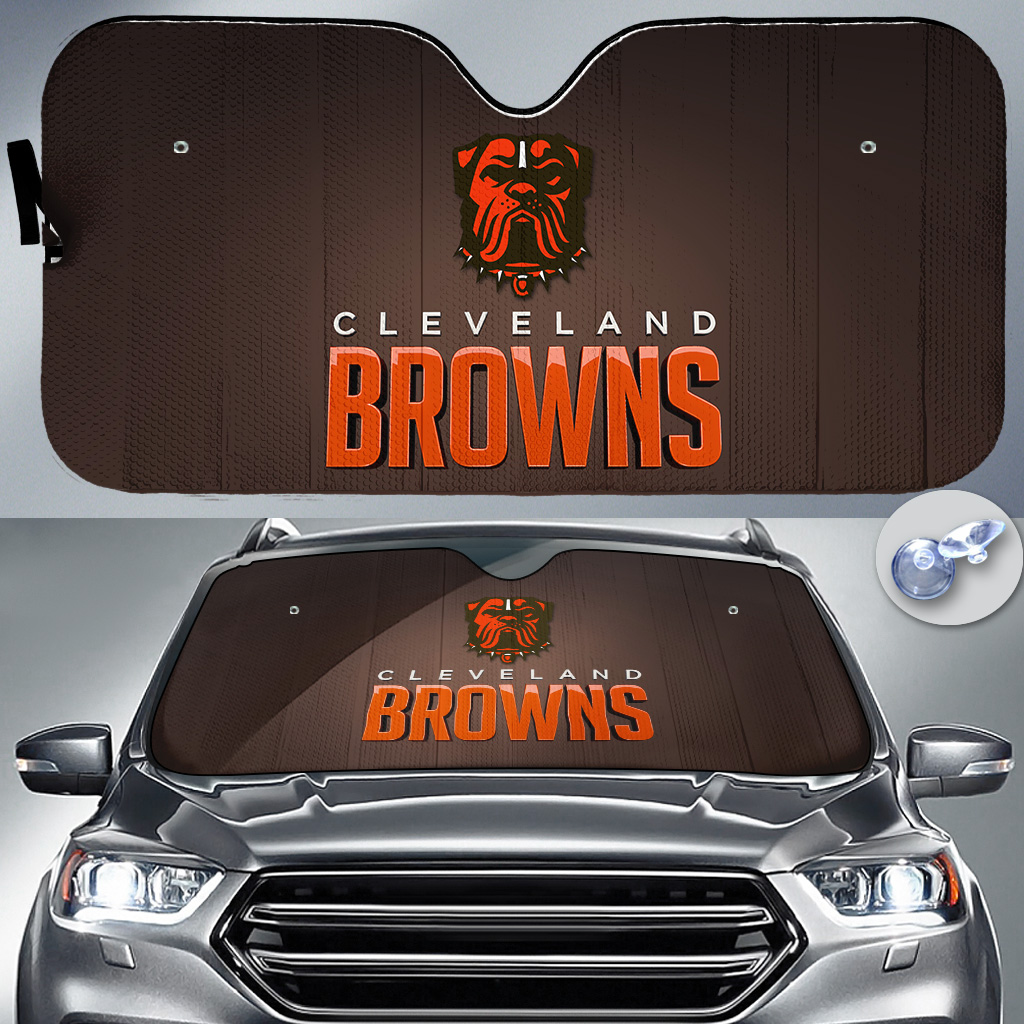 Cleveland Browns Car Sunshade - Famjoys Cleveland Browns Car Sunshade - Famjoys