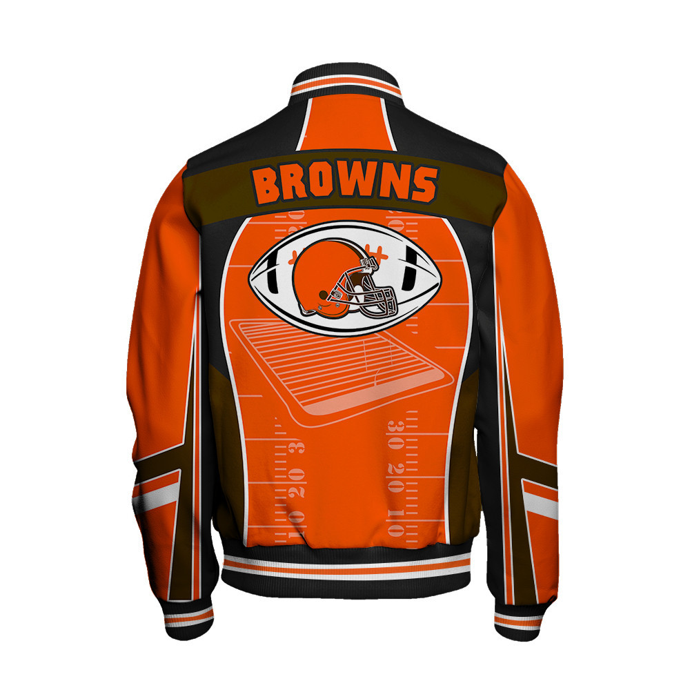 Cleveland Browns - Classic And Modern Unisex Varsity Jacket - Famjoys Cleveland Browns - Classic And Modern Unisex Varsity Jacket - Famjoys