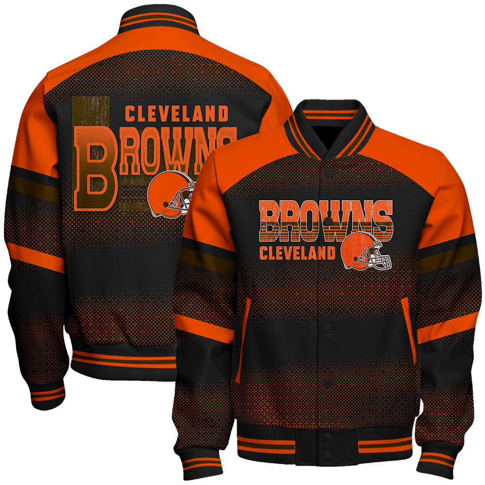 Cleveland Browns - Fearless Warrior Unisex Varsity Jacket