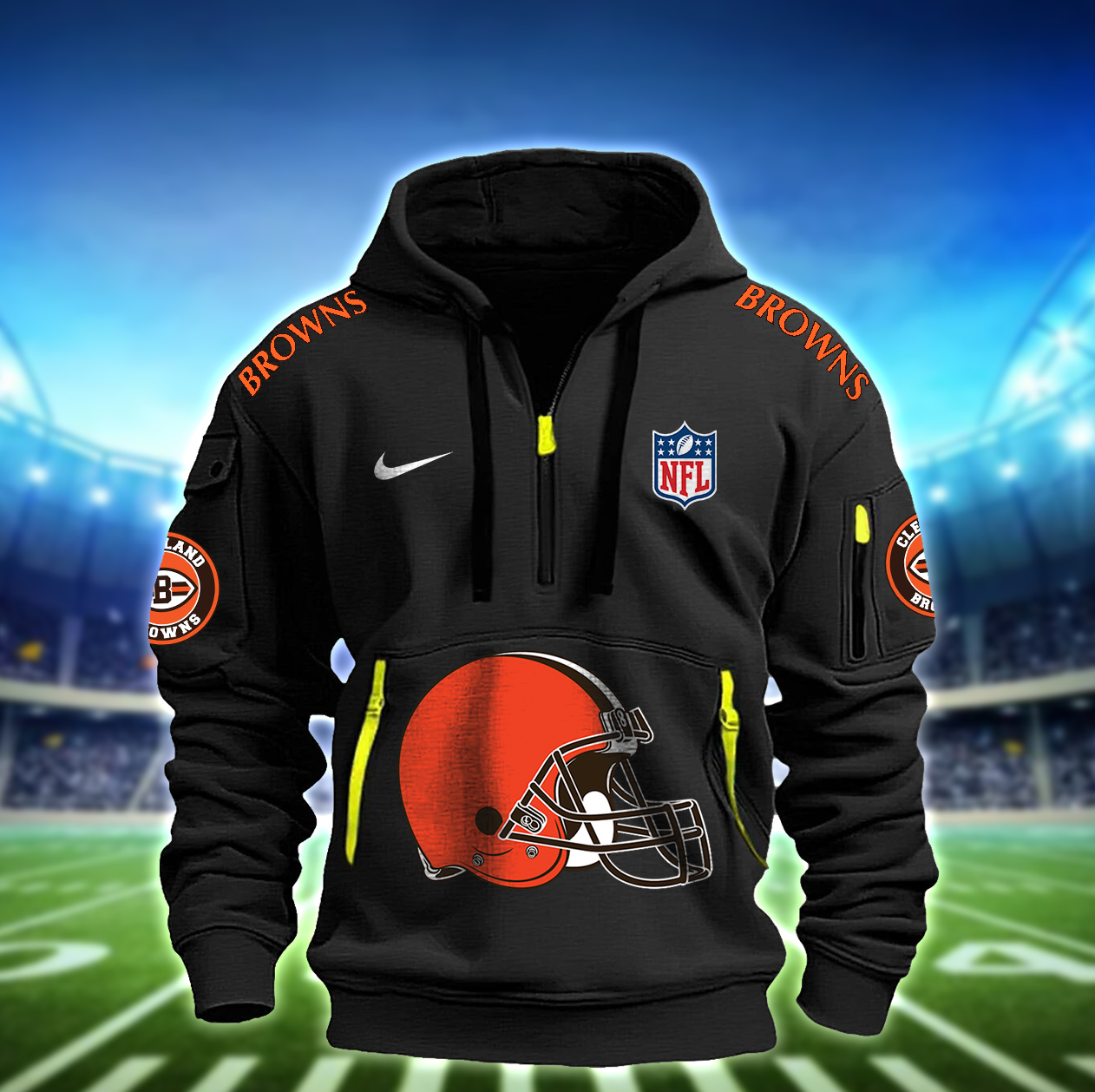 Cleveland Browns Hoodie - Famjoys Cleveland Browns Hoodie - Famjoys