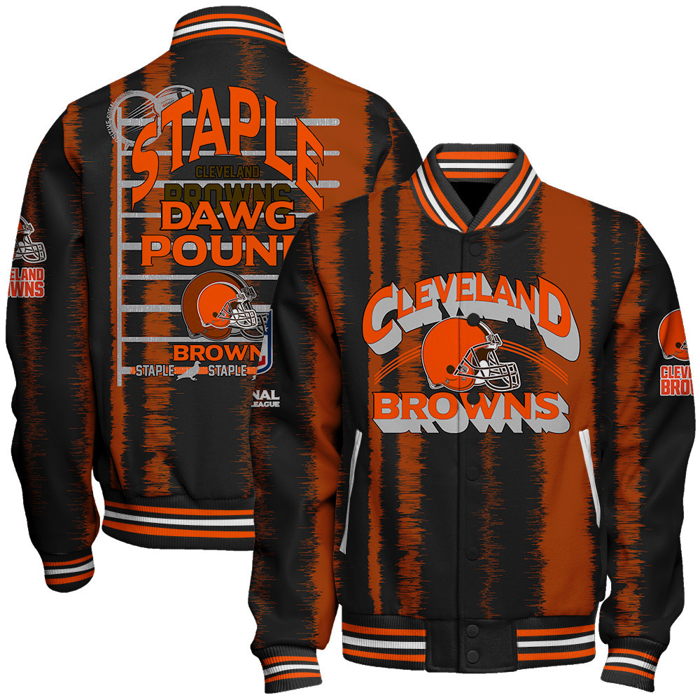 Cleveland Browns - Independent, Individual Unisex Varsity Jacket 