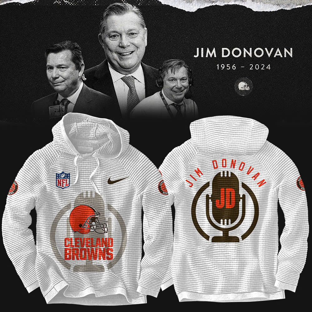 Cleveland Browns Jim Donovan Voice Special Hoodie - Famjoys Cleveland Browns Jim Donovan Voice Special Hoodie - Famjoys