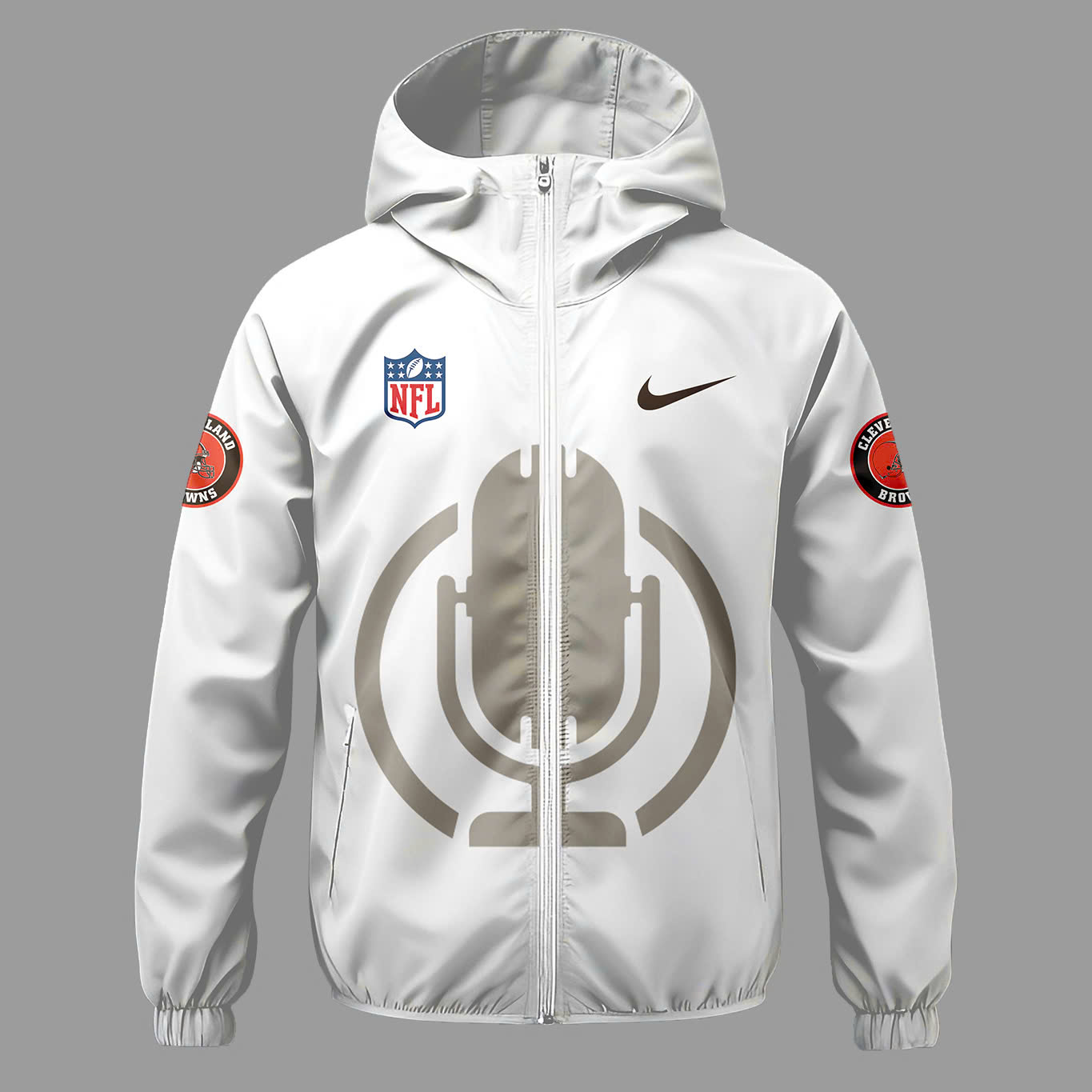 Cleveland Browns Jim Donovan Voice Special Wind Jacket - Famjoys Cleveland Browns Jim Donovan Voice Special Wind Jacket - Famjoys